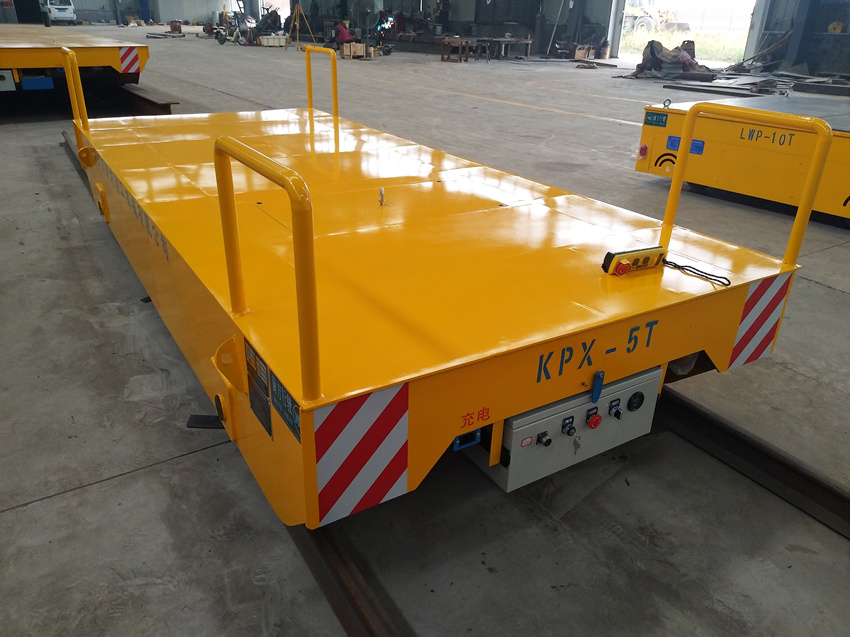 蓄電池軌道平車(chē) KPX-5T電動(dòng)平車(chē)定制產(chǎn)品
